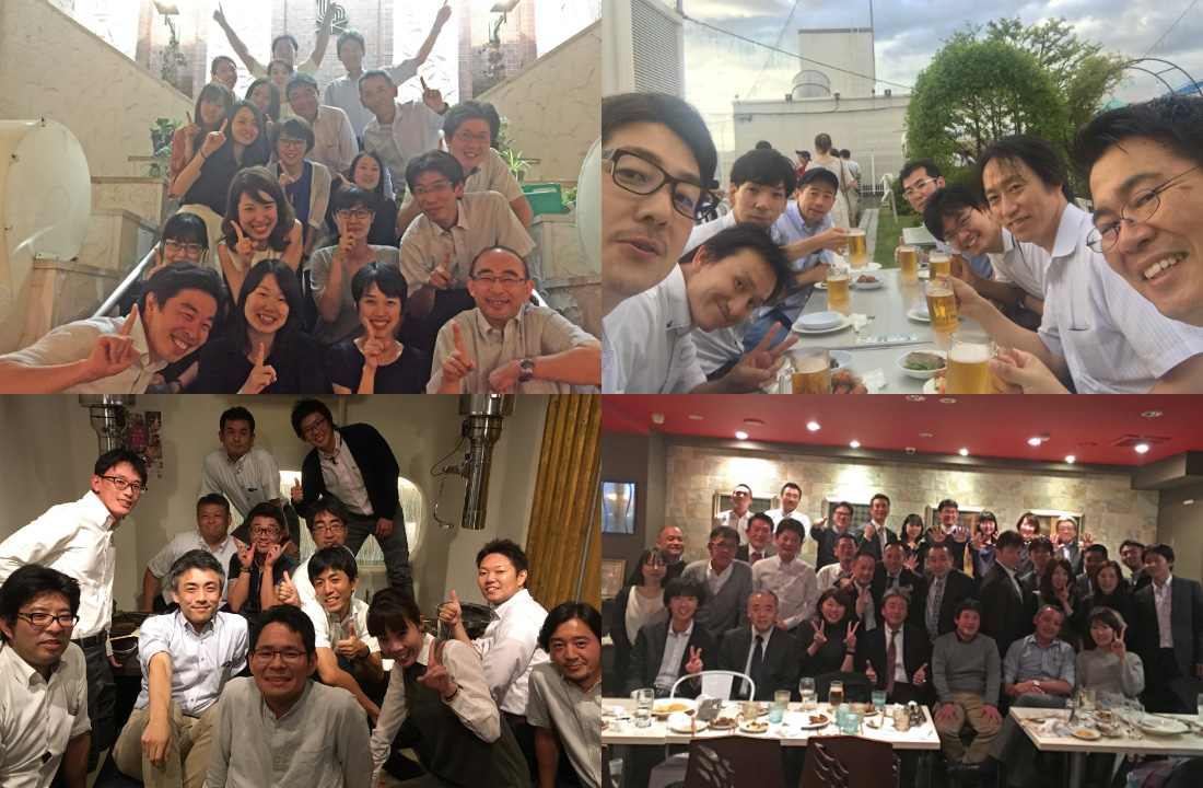 和気藹々とした雰囲気のもと撮影された集合写真