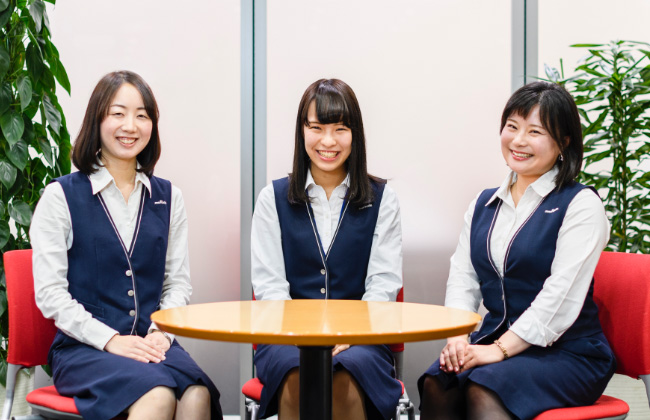 インタビューに答えてくれた3名の写真