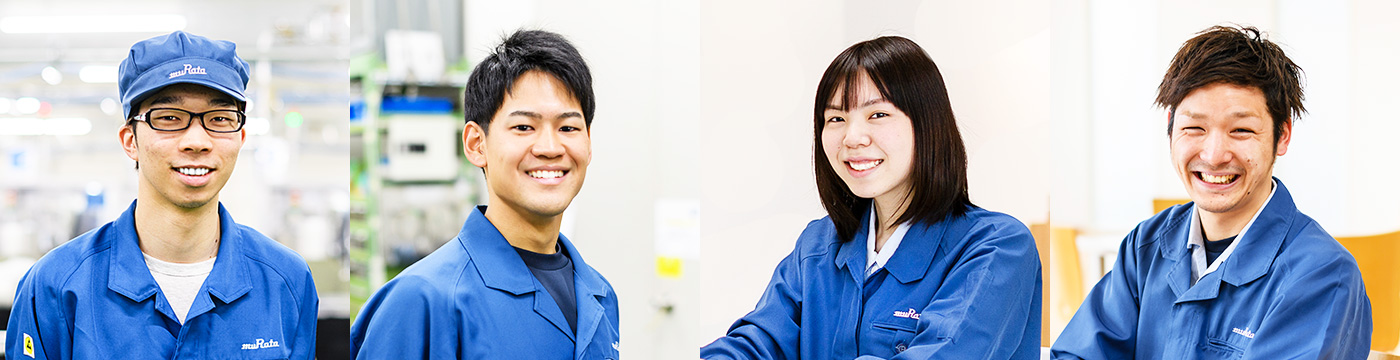 笑顔の先輩社員たち